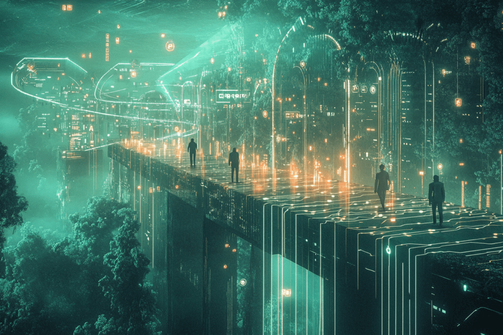 Visual metaphor showing marketing agencies moving away from HubSpot toward open-source tools like Mautic, Matomo, and vTiger, symbolizing freedom, flexibility, and ownership.